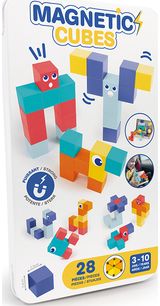 Magnetinis konstruktorius LUDI Magnetic cubes, kelioninis formatas