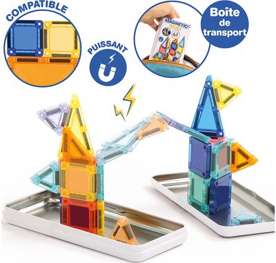 Magnetinis konstruktorius LUD Magnetic Mini, kelioninis formatas