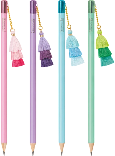 Pieštukas BRUNNEN Charm Tassel, HB, Black