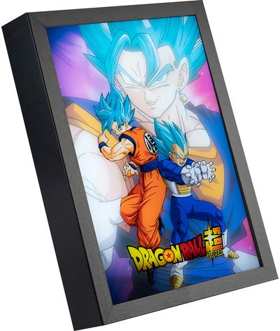 LED rėmintas paveikslas DRAGON BALL SUPER, 28 x 20 x 5 cm