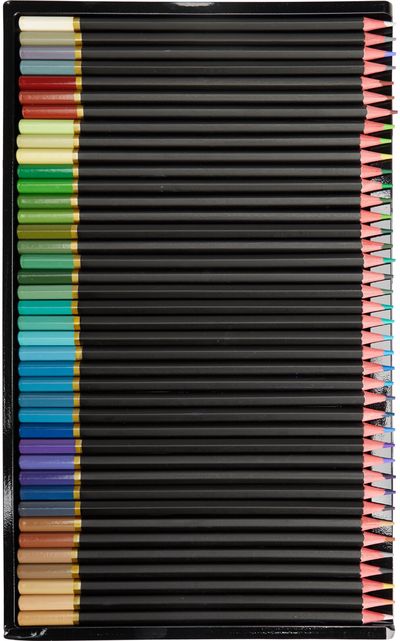 Spalvoti pieštukai ARTIST dėžutėje, 80 sp., dėžutė su meganetiniu užsegimu