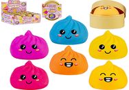 Antistresinis žaislas SQUISHY BAO Dumplings Neon, 5,5 cm, įv. rūšių