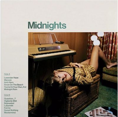 Vinilinė plokštelė Taylor Swift: Midnights (Jade Green Vinyl) LP 2022