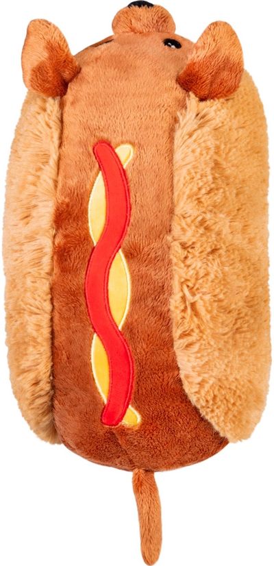 Pliušinis žaislas SQUISHABLE Mini Squishable Dachshund Hot Dog, 17 cm.