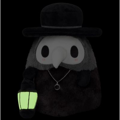 Pliušinis žaislas SQUISHABLE Mini Squishable Plague Doctor, 17 cm.