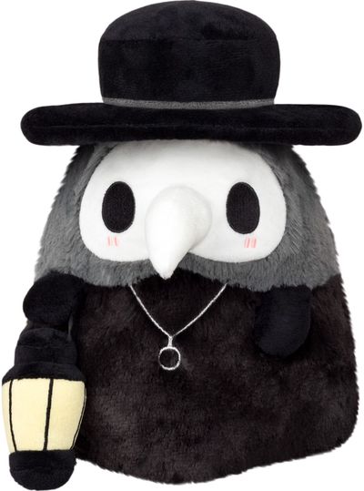 Pliušinis žaislas SQUISHABLE Mini Squishable Plague Doctor, 17 cm.