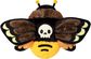 Pliušinis žaislas SQUISHABLE Death's-head Hawkmoth, 43 cm.