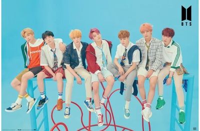 Plakatas BTS - Blue, 91,5 × 61 cm