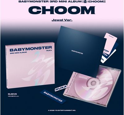 Babymonster: [(CHOOM)] - Jewelcase + O-ring sleeve AHYEON version (K-POP) CD