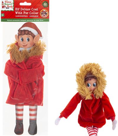 Elfo paltukas su kailine apykakle ELVES BEHAVIN' BADLY COAT WITH FUR COLLAR