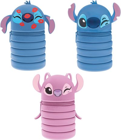Penalas SEVEN Lilo & Stitch, silikoninis, suspaudžiamas, 3 rūšių