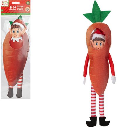 Elfo kostiumas morka ELVES BEHAVIN' BADLY CARROT