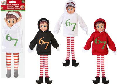 Elfo džemperis 67 ELVES BEHAVIN' BADLY CHRISTMAS HOODIE