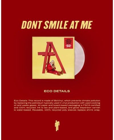 Billie Eilish: Don't smile at me (Limited Editoin) (Crystal Clear Vinyl) LP