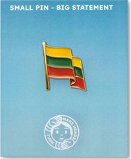 Ženkliukas MAKE HEAD TURN Flag of Lithuania