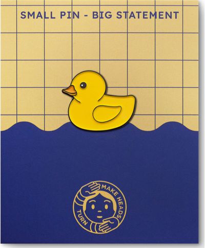 Ženkliukas MAKE HEAD TURN YELLOW RUBBER DUCK