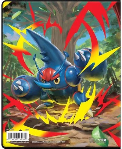 Kolekcinių kortelių albumas ULTRA PRO Mega Evolution – Phantasmal Flames, 4 kišenių, Pokémon TCG