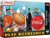 TREFL PREMIUM PLUS 1000 det. dėlionė Coca-Cola: Play Refreshed