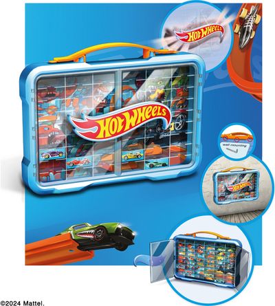 KLEIN HOT WHEELS Kolekcijų vitrina su apšvietimu