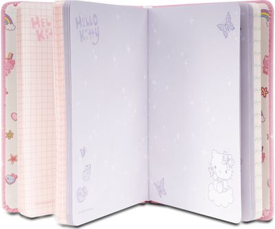 Užrašinė Hello Kitty Sky, B6, 100 l., langeliais, minkštu viršeliu