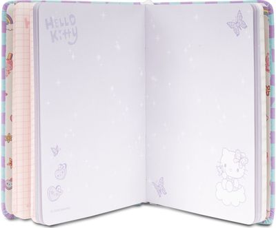 Užrašinė Hello Kitty Rainbow, B6, 100 l., langeliais, minkštu viršeliu