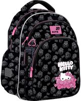 Ergonominė kuprinė KITE Hello Kitty Bubles, M, 39 cm, juodos sp.