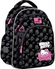 Ergonominė kuprinė KITE Hello Kitty Bubbles, M, 39 cm, juodos sp.