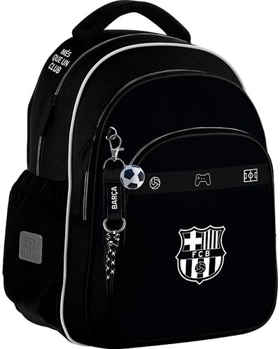 Ergonominė kuprinė KITE FC Barcelona, M, 39 cm, juodos sp.