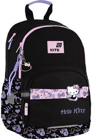 Ergonominė kuprinė KITE My Hello Kitty, M, 40 cm, juodos sp.