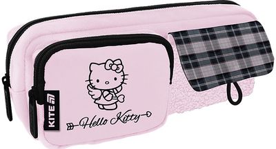 Penalas KITE Hello Kitty, ovalus, su 2 kišenytėmis, rožinės sp.