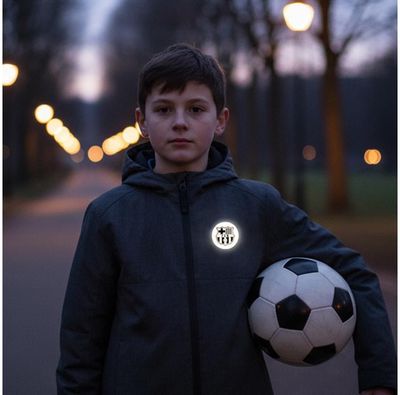 Atšvaitai-ženkliukai KITE FC Barcelona, 2 vnt.