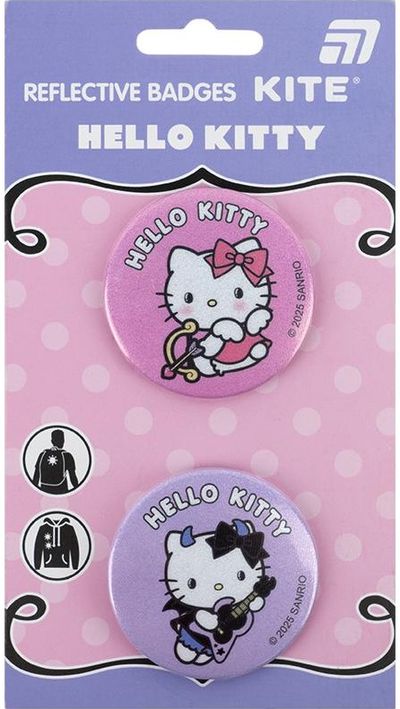 Atšvaitai-ženkliukai KITE Hello Kitty, 2 vnt.