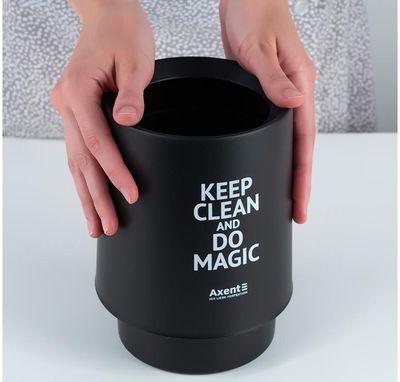 Stalo šiukšlių dėžutė AXENT Keep Clean, juodos sp.