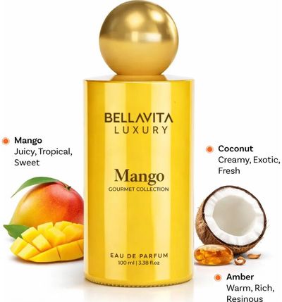 Kvepalai Bellavita Mango, 100 ml