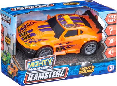 TEAMSTERZ MIGHTY MACHINES Gatvės automobilis su šviesomis ir garsais, 12,5 cm