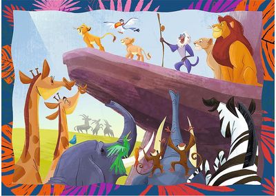 TREFL DISNEY 4 dėlionių rinkinys Liūtas karalius