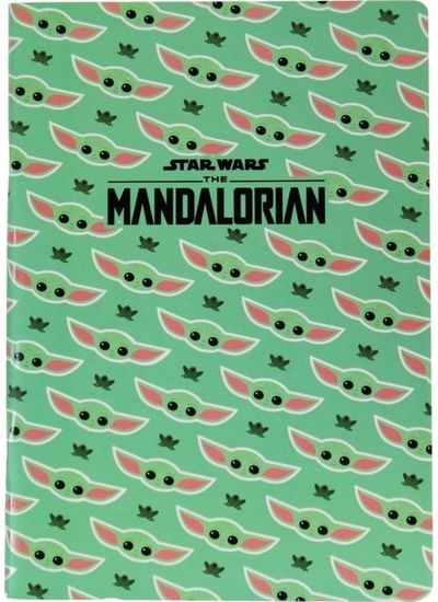 Sąsiuvinis DISNEY MANDALORIAN, A4, 80 g/m2, 60 l., langeliais