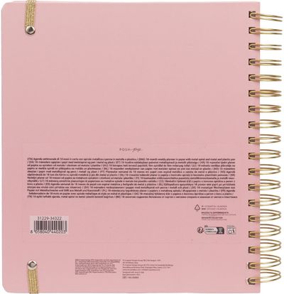 Darbo knyga Agenda, 18 mėn, 2026.08-2028.01, sav. XL