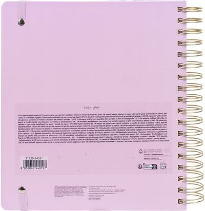 Darbo knyga Agenda, 18 mėn., 2026.08-2028.01, sav. XL