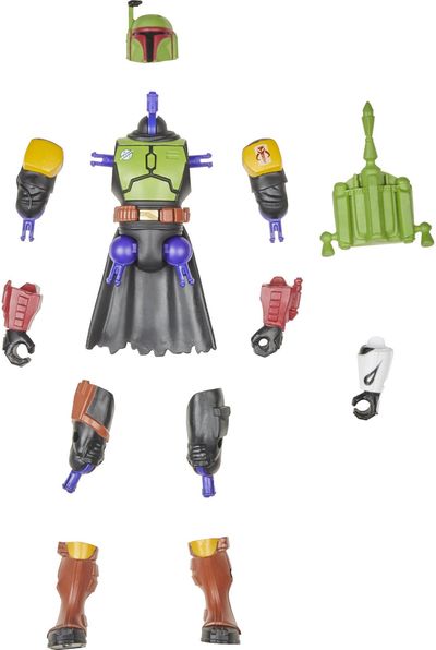STAR WARS MIXMASHERS Herojaus figūrėlė Boba Fett, 12,7 cm