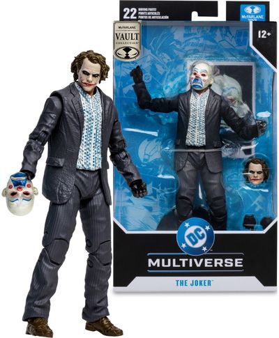 Kolekcinė figūrėlė MCFARLANE DC Multiverse The Joker (Bank Robber) (The Dark Kni ght) Action Figure McFarlane Vault Collection, 17 cm.