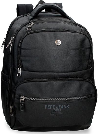 Kuprinė Pepe Jeans BERWICK, 42 cm, 2 skyrių, juodos sp.