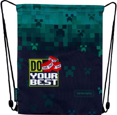 Sportinis maišelis ASTRABAG Do Your Best, 40 x 33 cm