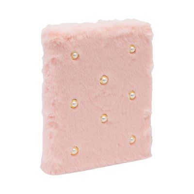 Dienoraštis su spynele ASTRABAG Fluffy Perls, A5, 70 g, 96 l., rožinės sp.