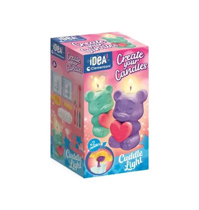 Žvakių gamybos rinkinys CLEMENTONI IDEA! CREATE YOUR CANDLES TEDDY BEAR