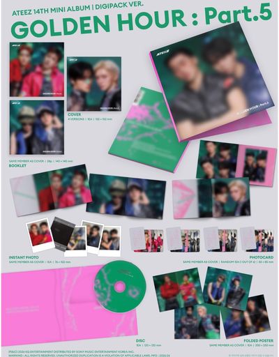 Ateez: Golden Hour: Part.5 (Digipack Unit) (K-POP) CD