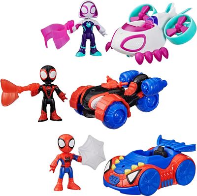 SPIDER-MAN SPIDEY AND HIS AMAZING FRIENDS Transporto priemonė, 7,6 cm