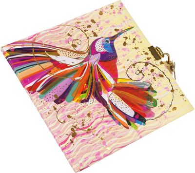 Dienoraštis GOLDBUCH Flower Kolibri, su spynele, 17x17 cm, 96 psl.