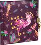 Dienoraštis GOLDBUCH Tropical Birds plum, su spynele, 17x17 cm, 96 psl.