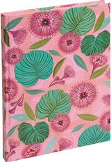 Užrašinė GOLDBUCH Tropical Leaves Pink, A5, 200 psl.